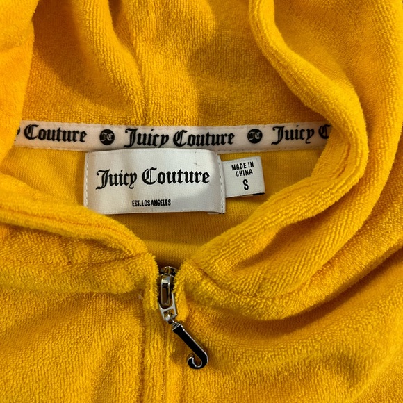Juicy Couture yellow zip up - Picture 2 of 4